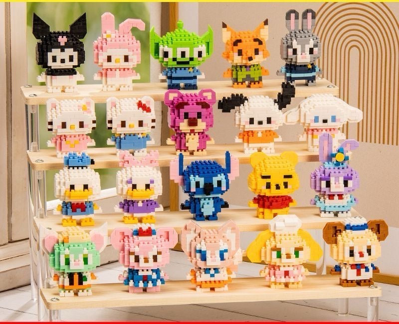 Miniature building blocks